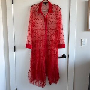 Torrid Sheer Heart Dress